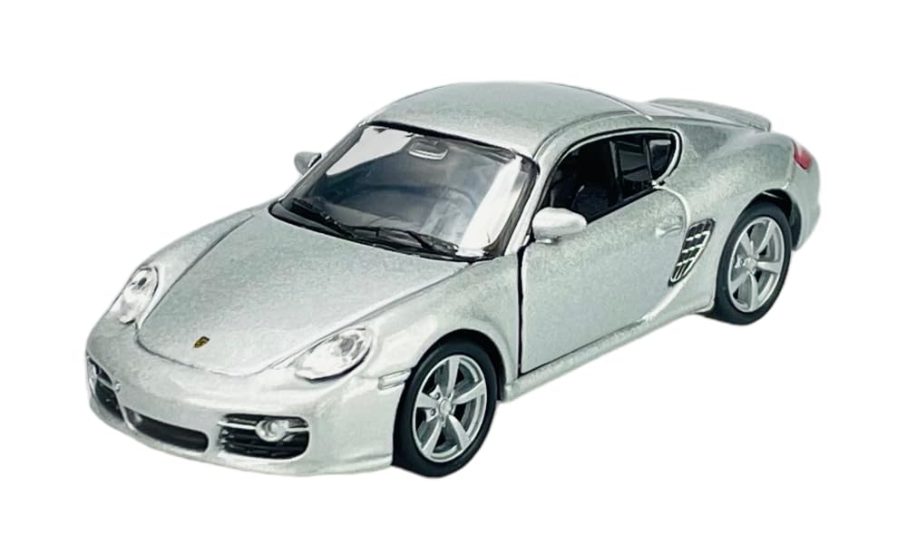 Welly Porsche Cayman S 987C Silber Coupe 2005-2013 ca...