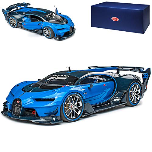 AUTOart Bugatti Chiron Vision GT Gran Turismo Coupe Blau mit...