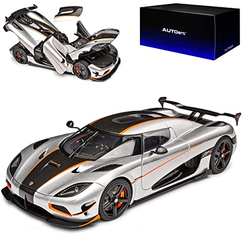 AUTOart Koenigsegg Agera RS Silber mit Karbon in Schwarz...