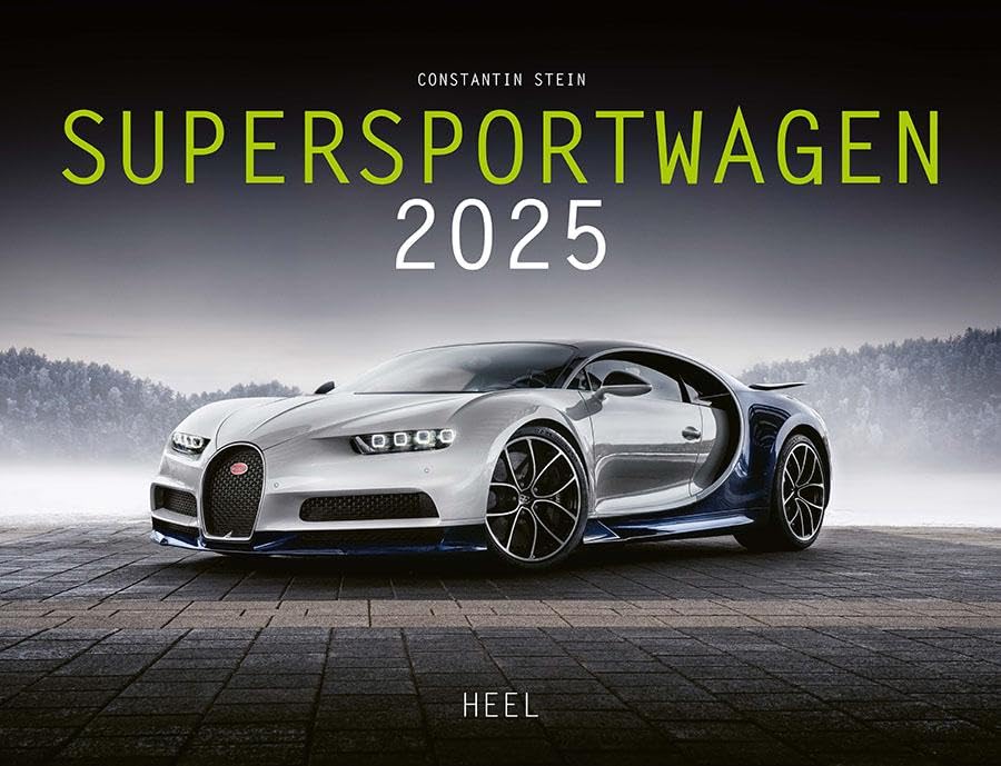 Supersportwagen Kalender 2025: Eintragkalender Supercars...