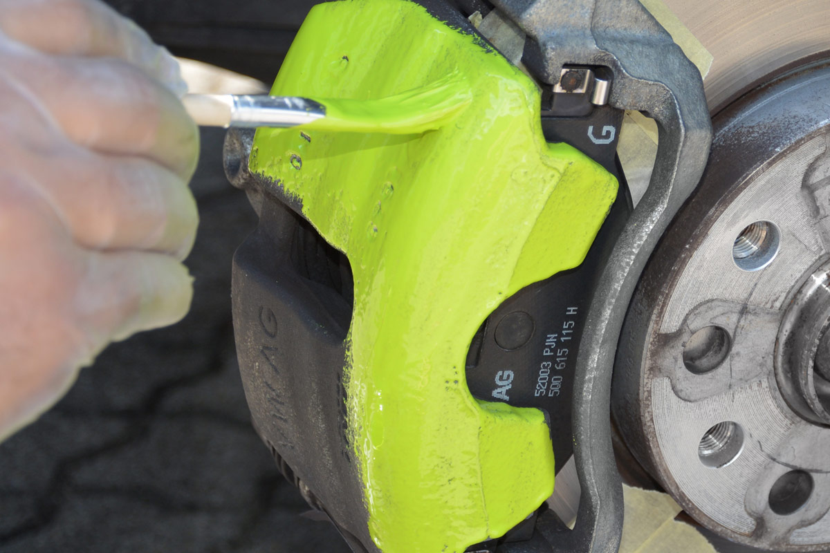 Bremssattellack Lackieren Sie Ihre Bremssättel für mehr Style - Bremssattel -Aufkleber