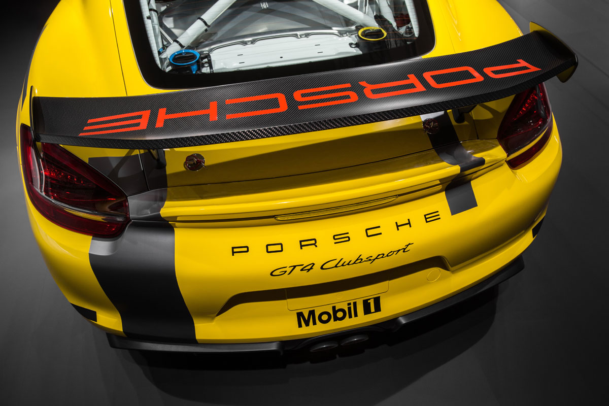 Porsche Cayman GT4 Clubsport 2015