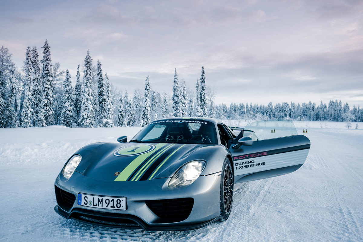 Porsche 911 turbo Wintertest