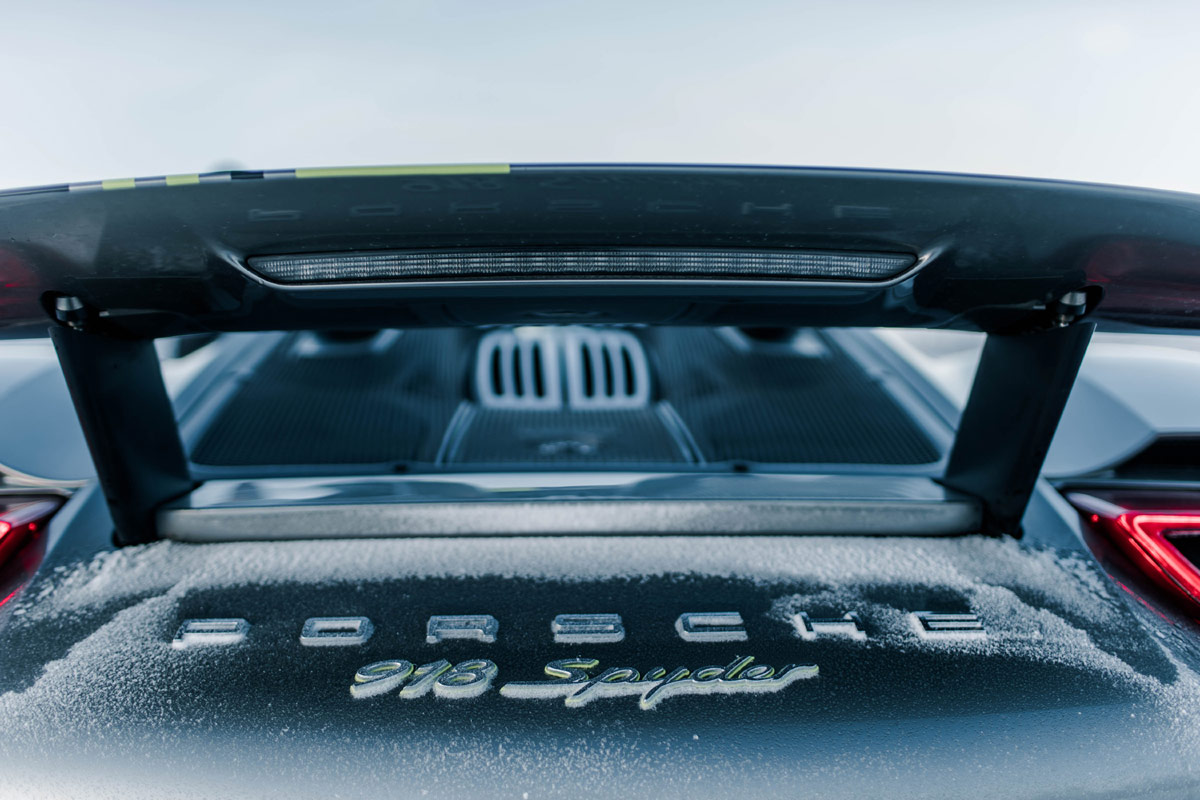 Porsche 911 turbo Wintertest