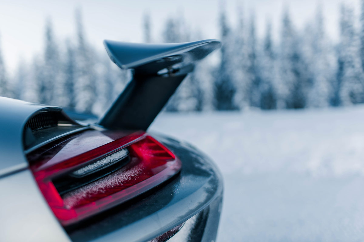 Porsche 911 turbo Wintertest