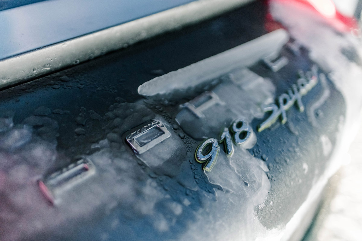 Porsche 911 turbo Wintertest