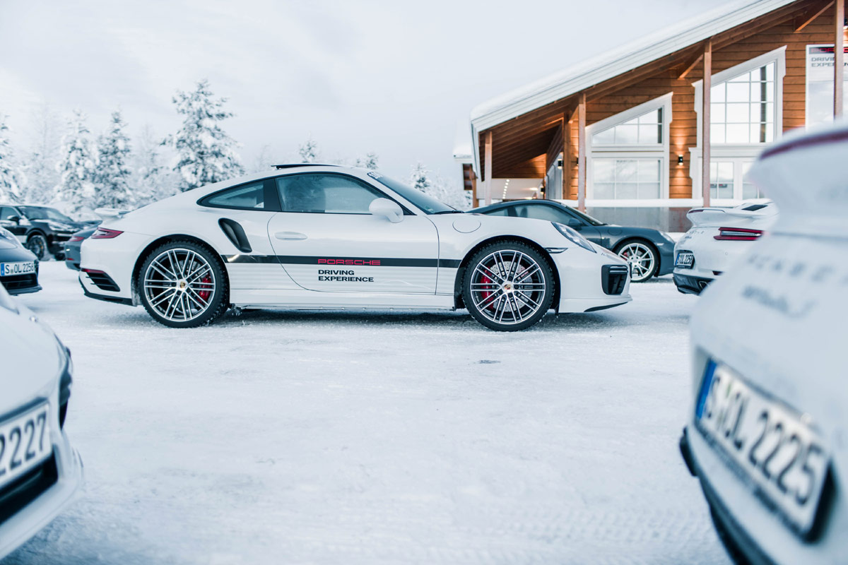 Porsche 911 turbo Wintertest