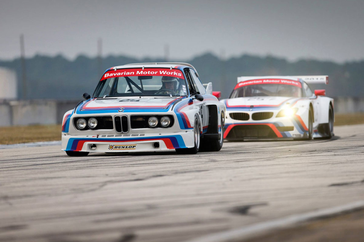 BMW Z4 GTLM meets BMW 3.0 CSL 2015