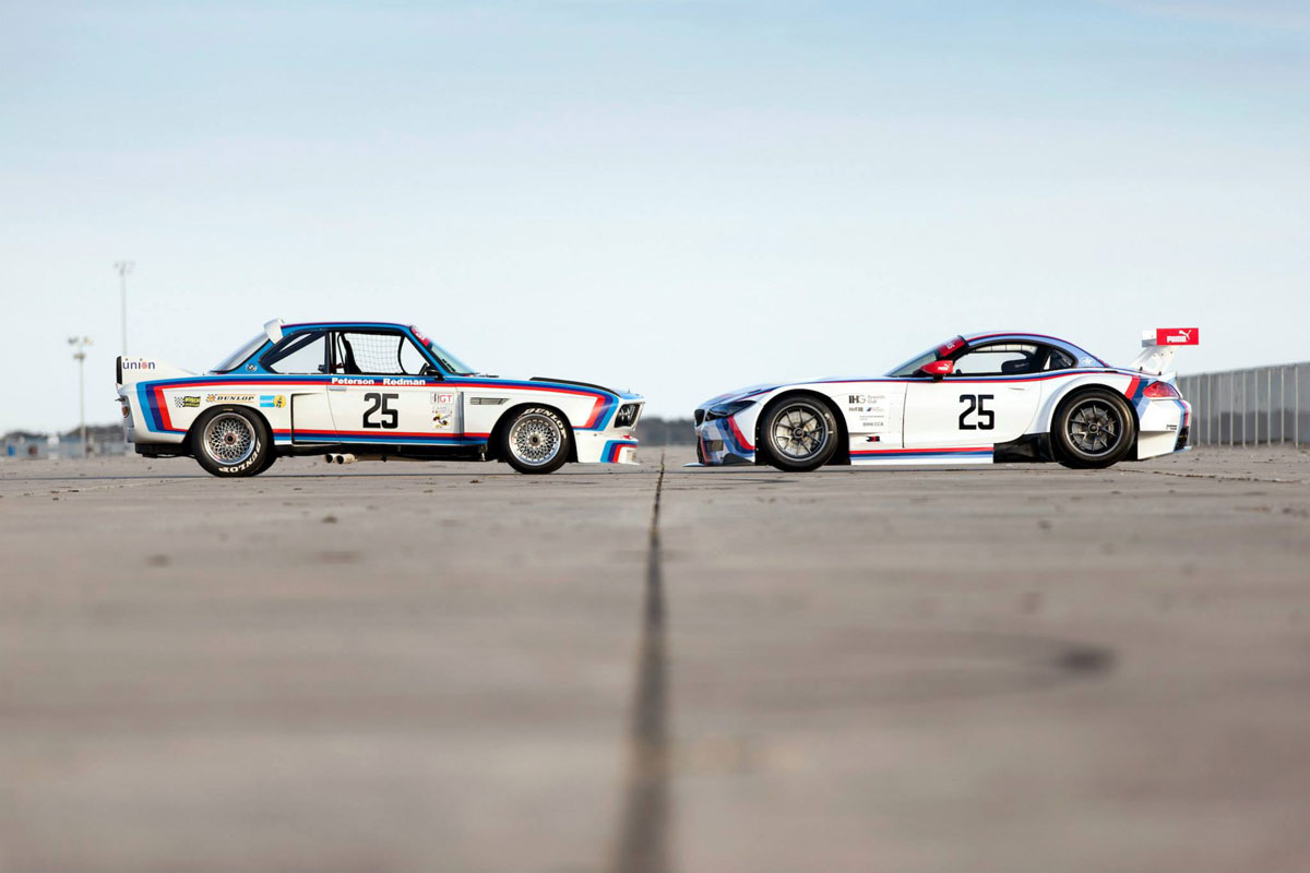 BMW Z4 GTLM meets BMW 3.0 CSL 2015