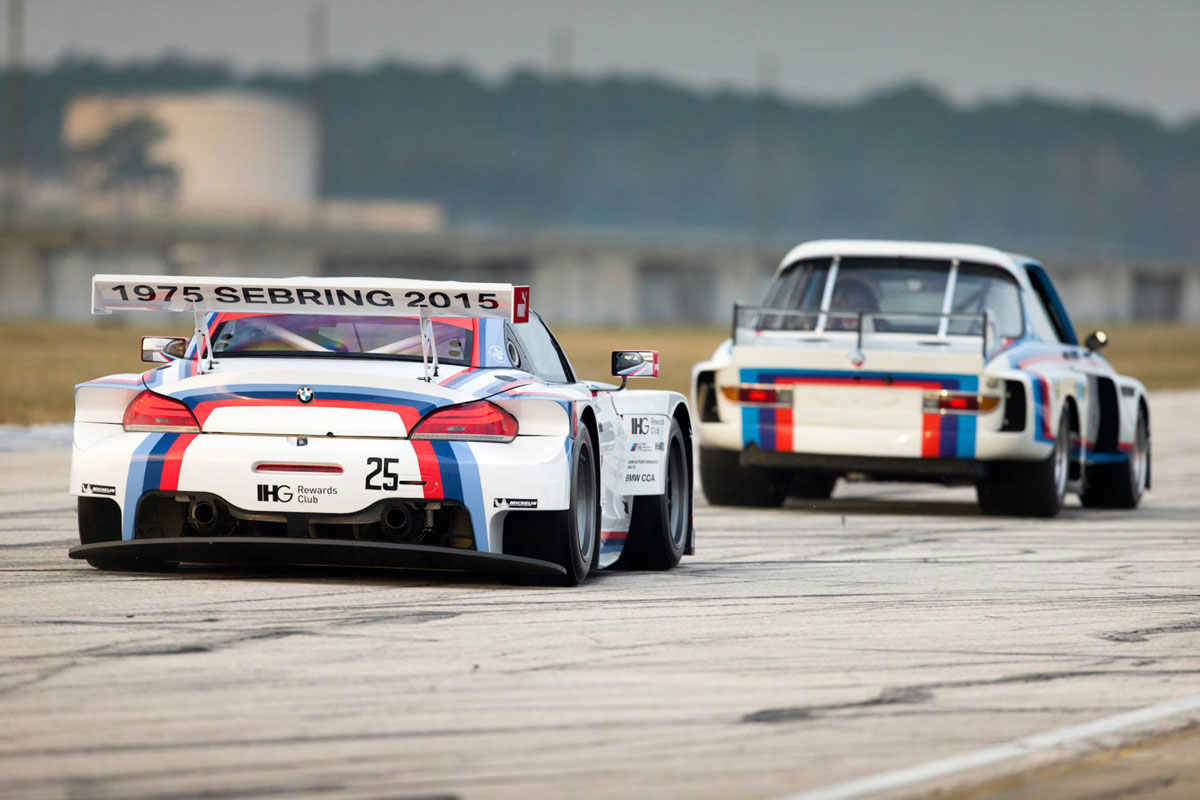 BMW Z4 GTLM meets BMW 3.0 CSL 2015