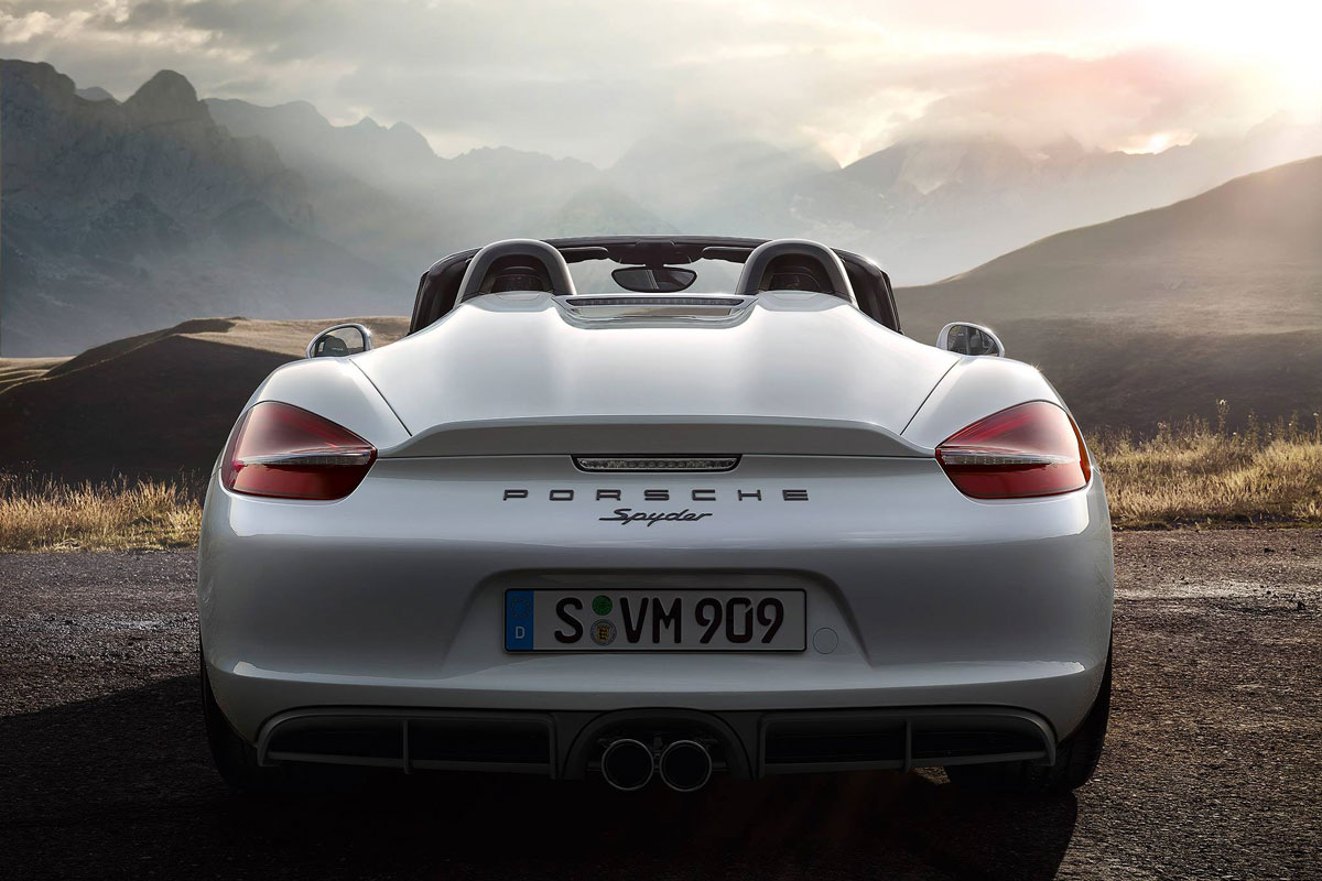 Porsche Boxster Spyder 2015