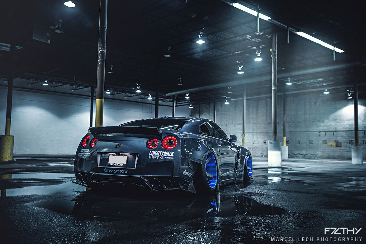 Nissan GT-R Liberty Walk Performance Marcel Lech Photography