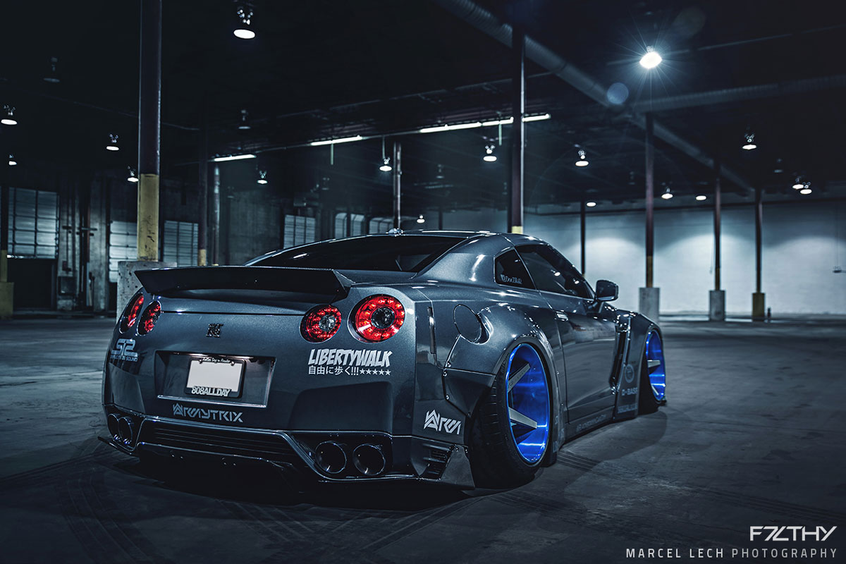 Nissan GT-R Liberty Walk Performance Marcel Lech Photography