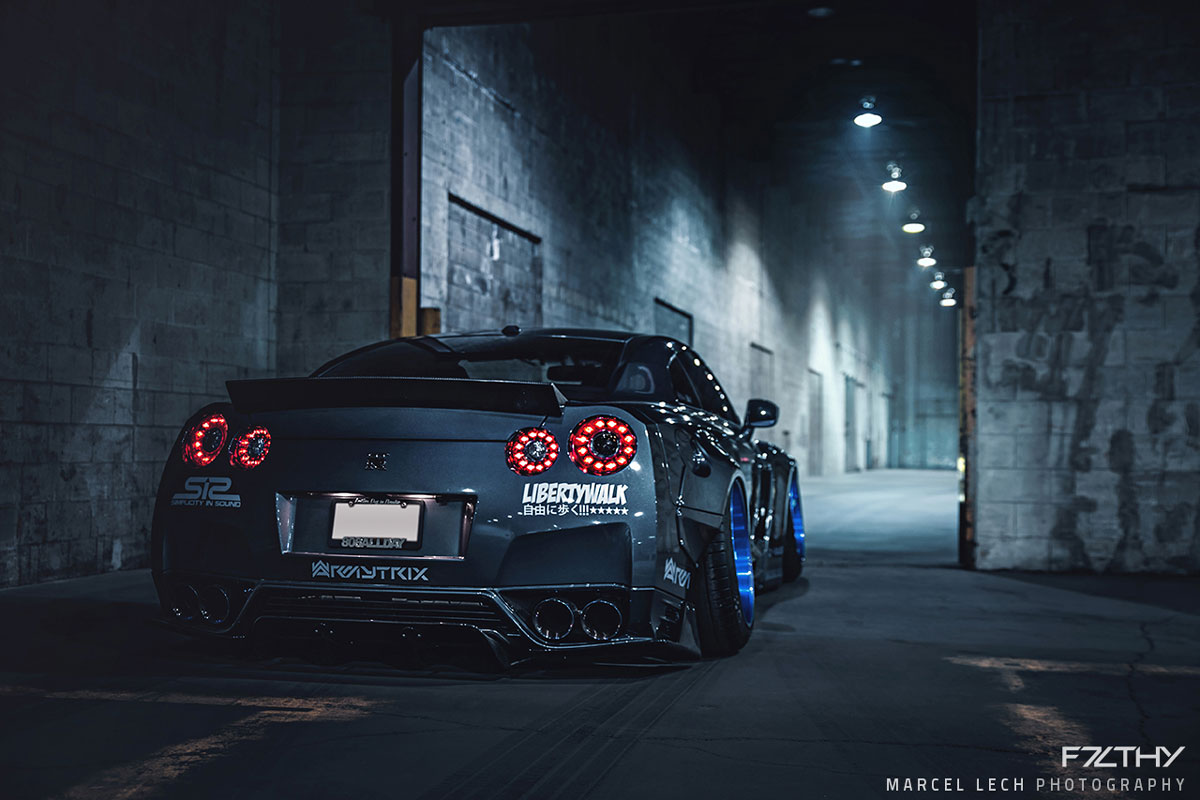 Nissan GT-R Liberty Walk Performance Marcel Lech Photography