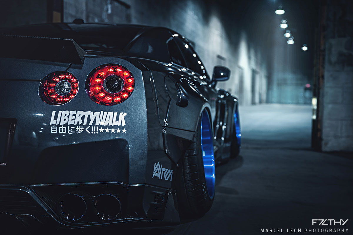 Nissan GT-R Liberty Walk Performance Marcel Lech Photography