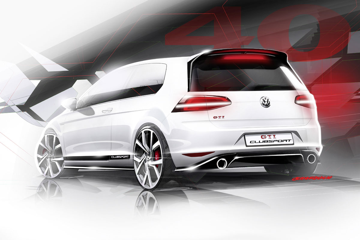 VW Golf GTI Clubsport Concept 2015