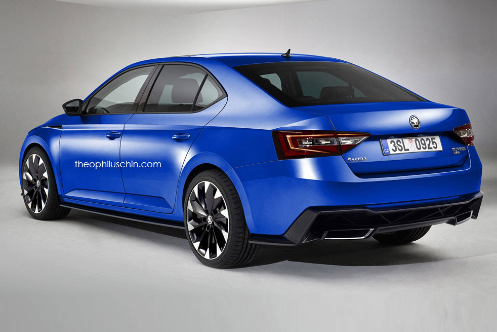 Skoda Superb RS Skizzen Mr. Chin 2015