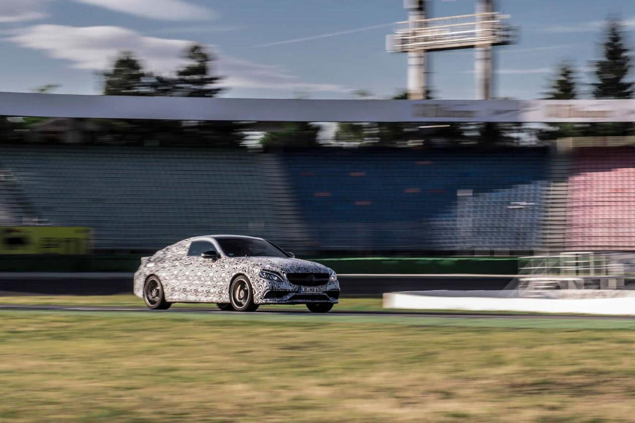 Mercedes C 63 AMG Coupé Erlkönig 2015