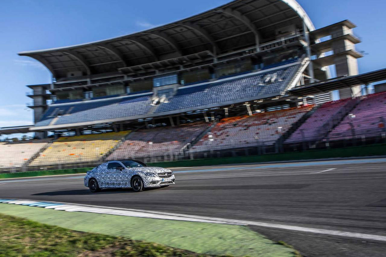 Mercedes C 63 AMG Coupé Erlkönig 2015