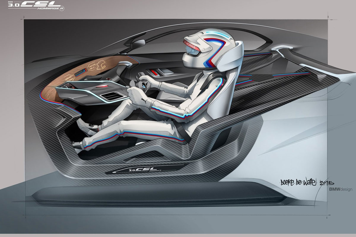 BMW 3.0 CSL Hommage R Concept 2015