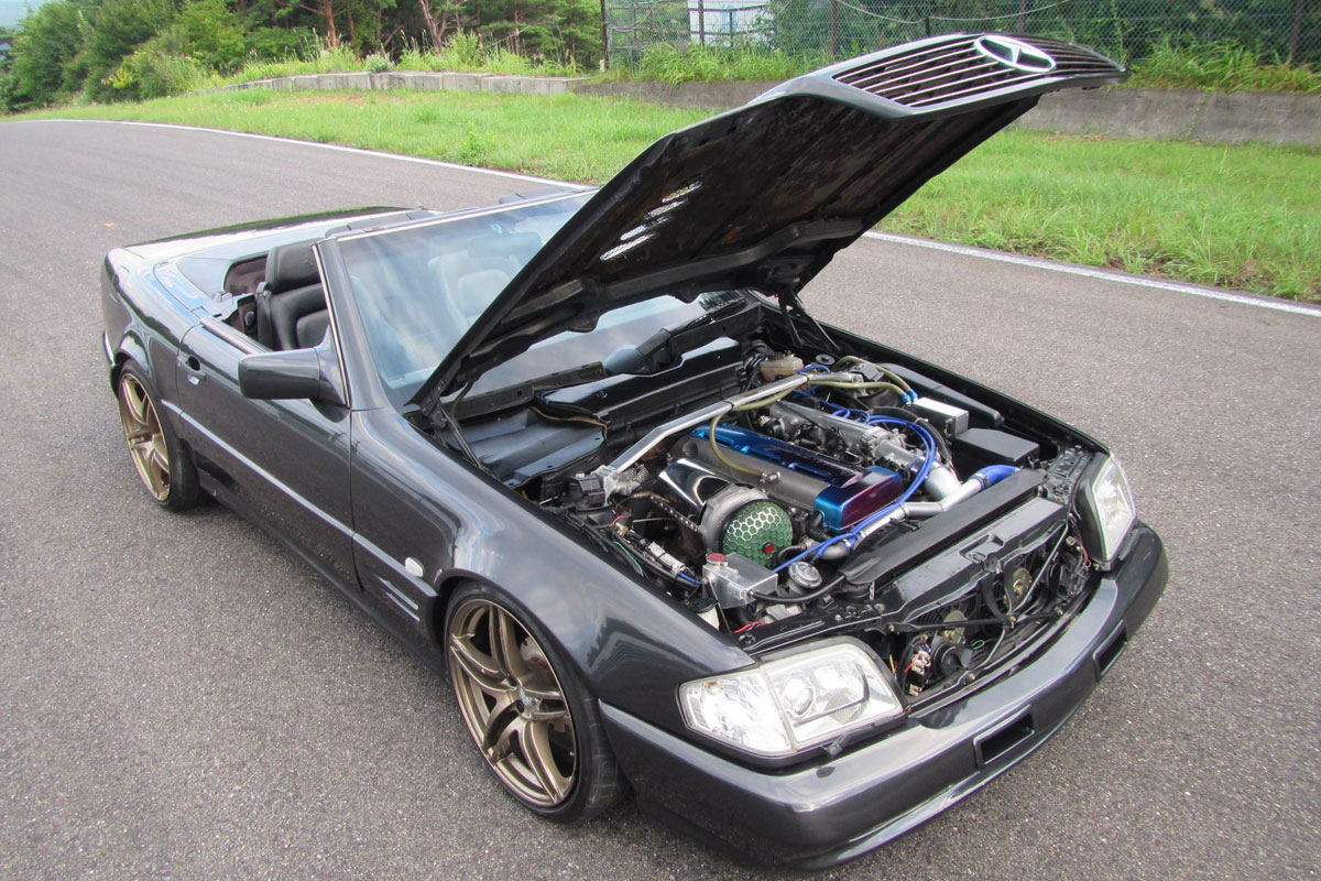 Mercedes SL 2JZ Engine-Swap 2015