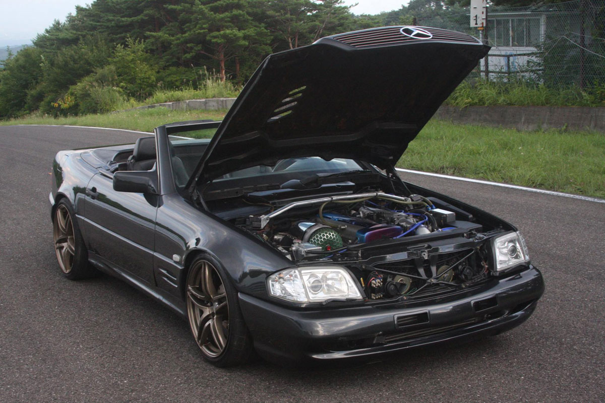 Mercedes SL 2JZ Engine-Swap 2015