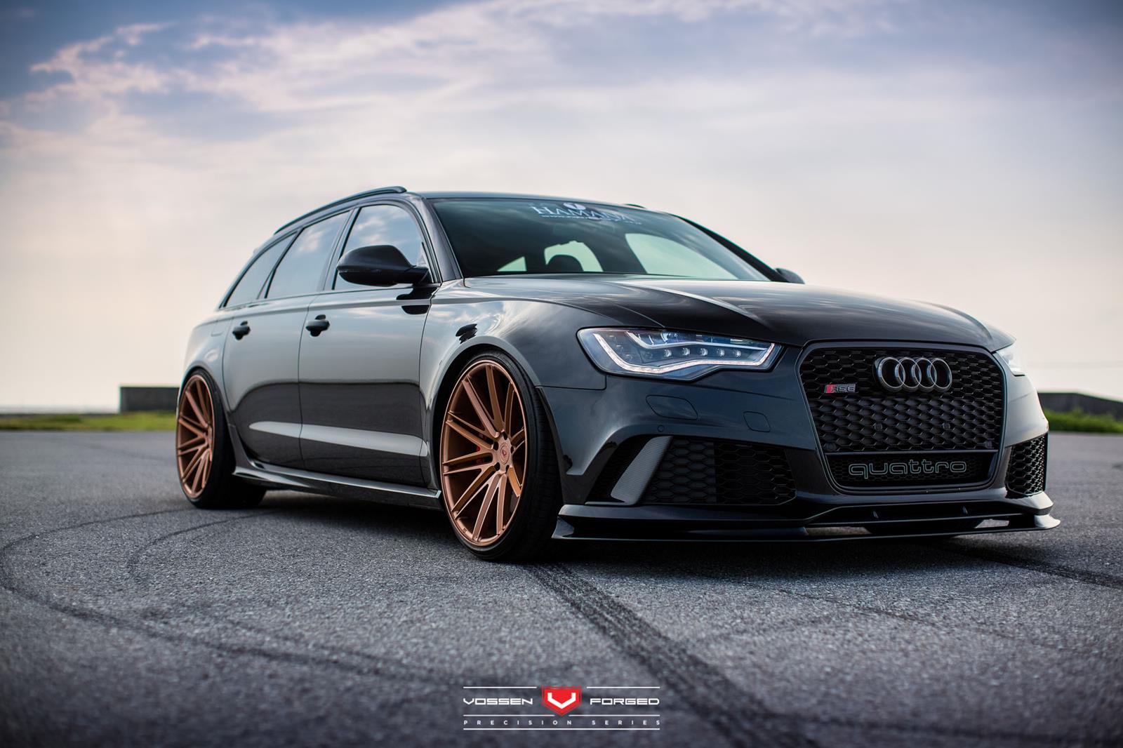 Audi RS6 Avant mit Felgen von Vossen Wheels 2015