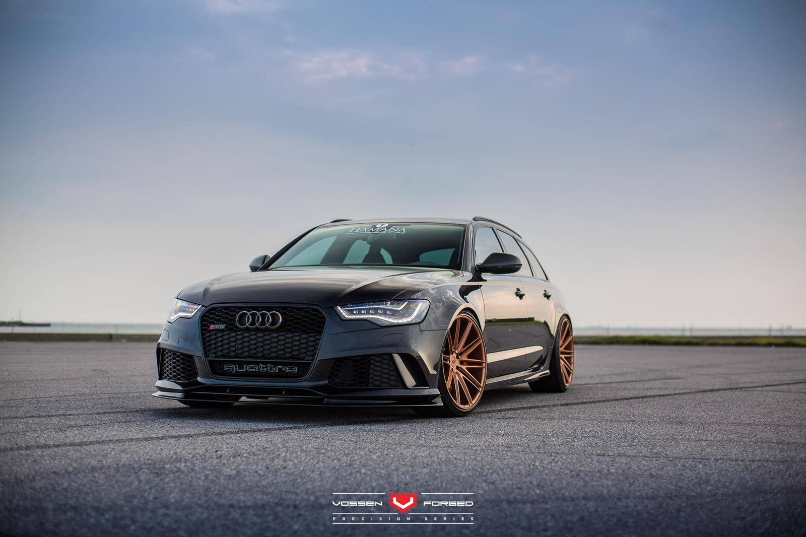 Audi RS6 Avant mit Felgen von Vossen Wheels 2015