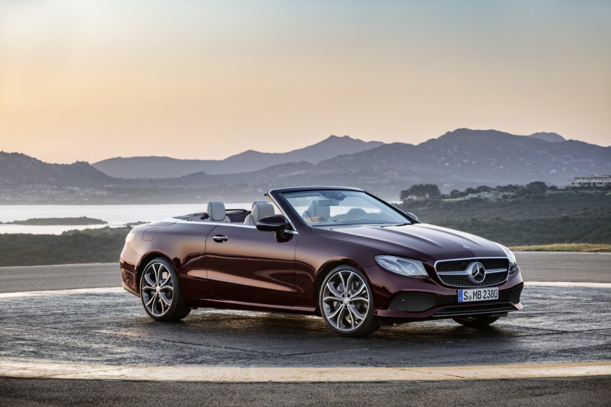 Vorübergehend das neue MercedesBenz EKlasse Cabriolet